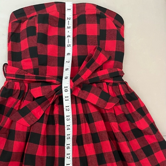 Strapless buffalo print juniors/ women dress 👗 - Picture 2 of 9